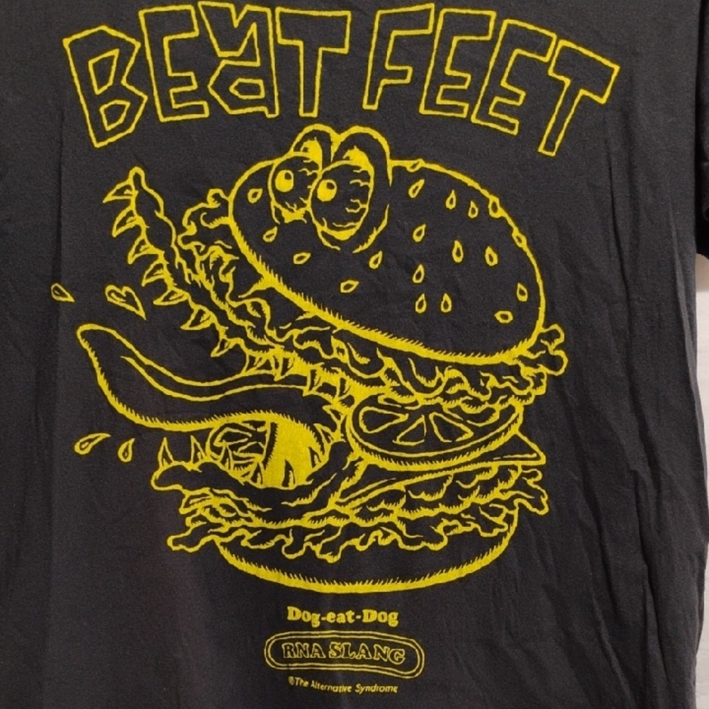 RARE! Beat Feet Dog Eat Dog RNA Slang The Alternative Syndrome Vintage Tee (X5) - Picture 2 of 11
